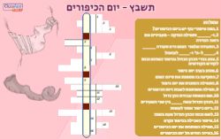 תשבץ יום כיפור - מוצאים את מילת הזהב